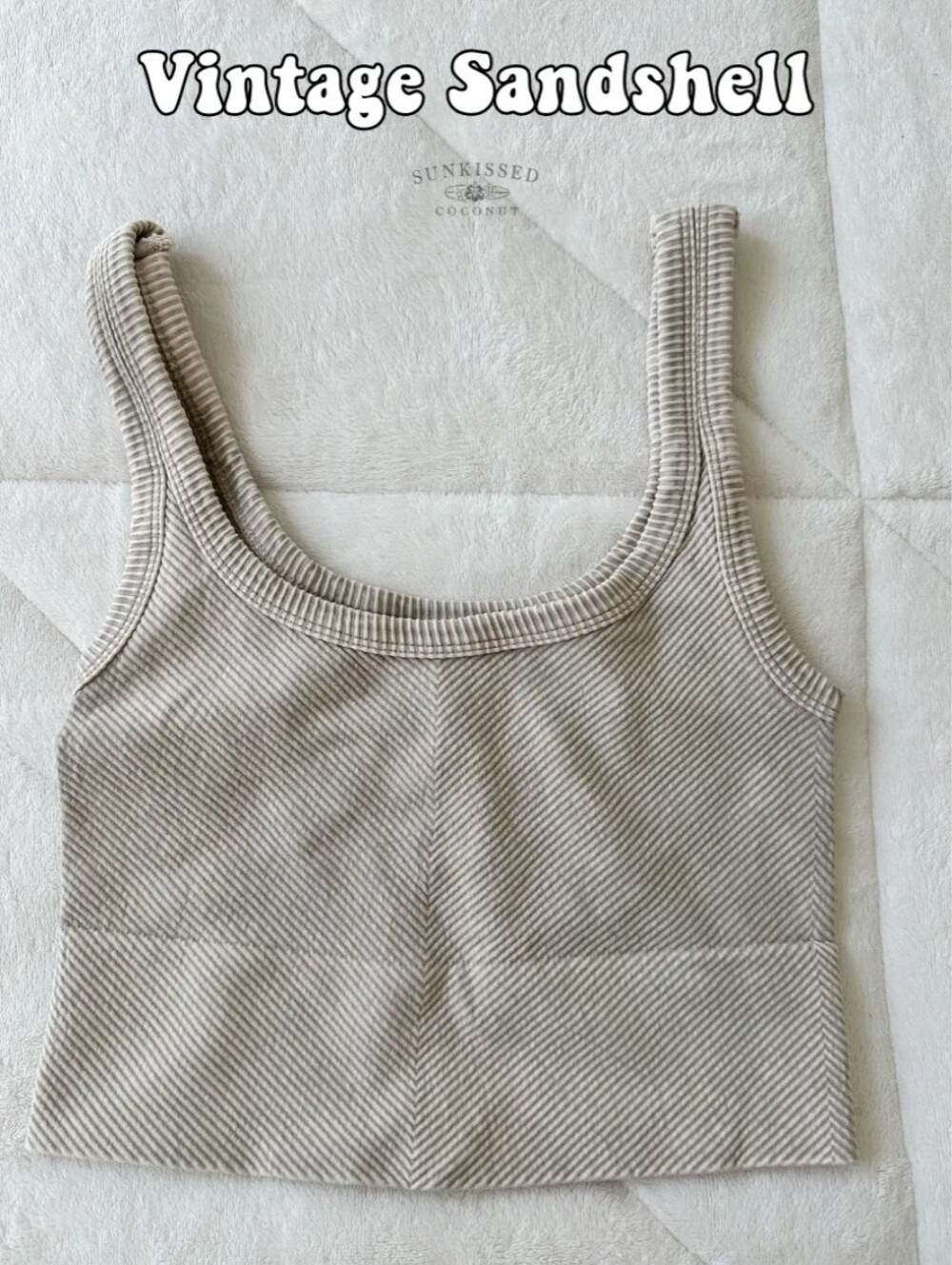 Sunkissed Coconut Viral Everyday Nikibiki Tanktop- OS